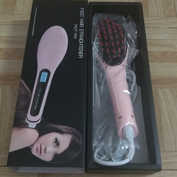 Comb hair Straightener Pink New - Picture 2 of 7